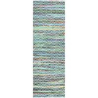 Gambar nuLOOM Rochell Handwoven Chevron Area Rug, 2 6' x 6, Green dari Home and Kitchen USA undefined 2 Tokopedia