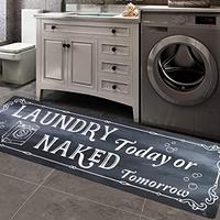Gambar Falflor Farmhouse Laundry Room Rug Runner 20'X59' Non Slip dari Home and Kitchen USA undefined 3 Tokopedia
