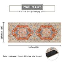 Gambar Cekene Persia Vintage Runner Rug for Hallway 2.1x6 Non Slip dari Home and Kitchen USA undefined 1 Tokopedia