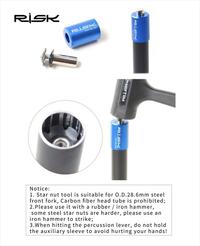 Gambar RISK RL106 Star Nut Install Tool - Alat Kunci pasang Jangkar Sepeda dari PACE AND RACE undefined 4 Tokopedia