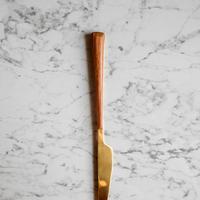 Gambar Wooden Accent Gold Table Knife / Pisau Makan Stainless dari Brewsuniq Store undefined 2 Tokopedia
