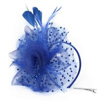 Gambar Fascinator Topi Bunga Koktail Pesta Teh Hiasan Kepala Bulu dari alby officiall undefined 4 Tokopedia
