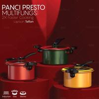 Gambar Panci Presto 3.5Liter Teflon Micro Pressure Cooker TOTIPOTENT POT 24CM - Kuning dari Wisdom Multiway undefined 2 Tokopedia