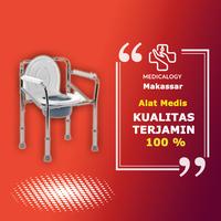 Gambar Kursi BAB / Kursi Toilet / Kursi Commode Chair Tanpa Roda dari Violet Medical Makassar undefined 2 Tokopedia
