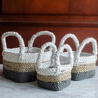Gambar Handwoven Basket Square - Kenari Weave - S / Keranjang dari Brewsuniq Store undefined 4 Tokopedia