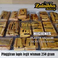 Gambar PINGGIRAN KUE LAPIS LEGIT WISMAN 250 GRAM dari maula637 undefined 1 Tokopedia