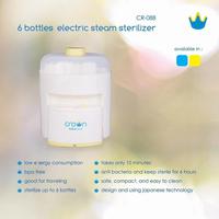 Gambar Crown CR088 | 6 Bottles Electric Steam Sterilizer dari Chubby Baby Jakarta undefined 3 Tokopedia