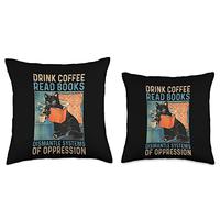 Gambar Drink Coffee, Read Books Dismantle Systems Oppression,18x18,Multicolor dari Home and Kitchen USA undefined 1 Tokopedia
