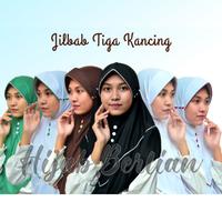 Gambar Jilbab Hijab Kerudung Sekolah Anak IVO (Kancing) Size M dan L - Hijau, L dari Hijab_Berlian undefined 2 Tokopedia