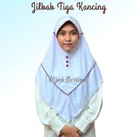 Gambar Jilbab Hijab Kerudung Sekolah Anak IVO (Kancing) Size M dan L - Hijau, L dari Hijab_Berlian undefined 5 Tokopedia