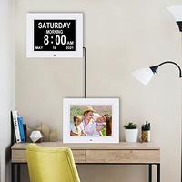 Gambar Levick 9 Inch Digital Day Calendar Clocks Clear Display Extra Large dari Home and Kitchen USA undefined 4 Tokopedia