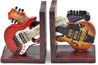 Gambar Bellaa 26249 Bookends Vintage Guitar Music Books Holder Gifts 6 Inch dari Home and Kitchen USA undefined 2 Tokopedia