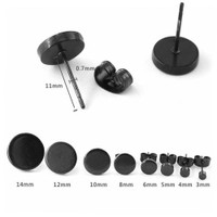 Gambar New Twinkle1 Anting Tusuk Bentuk Bulat Warna Hitam Untuk Wanita dari Senja Homee undefined 4 Tokopedia