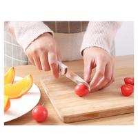 Gambar [QS] Pisau Dapur Lipat Mini Alat Pengupas Pemotong Buah & Sayuran Stainless dari QuickSurf Grosir undefined 4 Tokopedia
