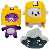 Gambar Lankybox Mainan Boneka Stuffed Plush Kartun Kucing / Rubah / Hiu / dari fadiggya undefined 1 Tokopedia