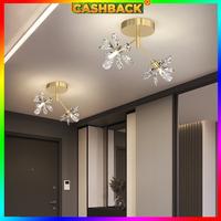 Gambar Y.S Lampu Plafon Kristal Minimalis Untuk Kamar / Ruang Tamu / Balkon - 3H-White light dari YOIKI JKTSTORE undefined 3 Tokopedia