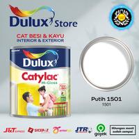 Gambar CAT MINYAK CAT KAYU DAN BESI DULUX CATYLAC HI-GLOSS 1 KG WARNA PUTIH 1501 WHITE 1501 PUTIH BERSIH 1KG CAT KUSEN PINTU JENDELA SYNTHETIC ENAMEL ANTI KARAT ANTI RAYAP GOJEK HIGLOSS VGLOSS V-GLOSS AVIAN BEE BRAND 1000 JUNIOR EXTERIOR TERMURAH DI MEDAN BINJAI - Autolac Putih (Recommended) dari Cat Bagus Medan - Sapporo Spray Indonesia undefined 1 Tokopedia
