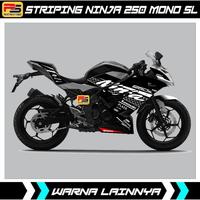Gambar Striping/Sticker Decals ninja mono 250 rr / Kawasaki Ninja 250 Mono Sl - Hitam dari StickerPrinting undefined 4 Tokopedia