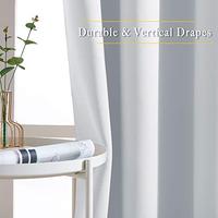 Gambar NICETOWN Room Darkening Curtains (2 Panels, 46 by 63, Greyish White) dari Home and Kitchen USA undefined 5 Tokopedia