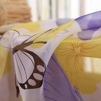 Gambar Sheer Voile Curtains for Kids Girls Bedroom Color Butterfly Floral dari Home and Kitchen USA undefined 5 Tokopedia