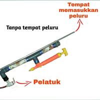 Gambar NEW TEMBAKAN CICAK / CICAK HUNTER GUN FREE PLASTISIN TEMBAKAN PIPA dari ristastore0148 undefined 4 Tokopedia