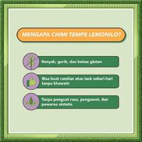 Gambar BlueAcc LEMONILO CHIMI KERIPIK TEMPE ORIGINAL 50G dari Blue Accesoriees undefined 2 Tokopedia