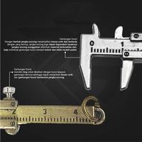 Gambar Gantungan Kunci Jangka Sorong / Keychain Sigmat Caliper Key Chain - vintage lurus dari emarket id undefined 4 Tokopedia