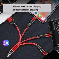 Gambar Charging Cable Copper Wire 3 In 1 5a Super Fast Charging Data Cable dari nanastore781 undefined 3 Tokopedia