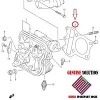 Gambar 11141B46G10N000 Gasket / Paking Cylinder Head Suzuki Skydrive 125 Ori dari Suzuki Sparepart JOGJA undefined 2 Tokopedia