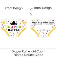Gambar Big Dot of Happiness Lets Fiesta -Diaper Raffle Game - Set of 24 dari Home and Kitchen USA undefined 3 Tokopedia