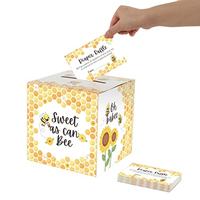 Gambar 50 Pieces Baby Bee Diaper Raffle Tickets with Holder Box Sweet dari Home and Kitchen USA undefined 3 Tokopedia