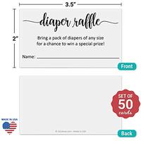 Gambar 321Done Diaper Raffle Tickets (Set of 50) 3.5' x 2'- Made in USA dari Home and Kitchen USA undefined 2 Tokopedia