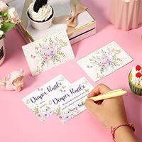 Gambar 51 Pcs Butterfly Diaper Raffle Tickets with Diaper Raffle Card Box dari Home and Kitchen USA undefined 4 Tokopedia