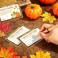 Gambar 51 Pieces Fall Pumpkin Diaper Raffle Tickets with Diaper Raffle dari Home and Kitchen USA undefined 5 Tokopedia