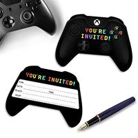 Gambar 30 Video Game Birthday Party Invitations with Envelopes-‹Fill dari Home and Kitchen USA undefined 5 Tokopedia