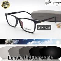Gambar Kacamata Minus Pria Sporty Photocromic Anti Radiasi E100 Bisa COD - FRAME SAJA dari Optik Senja undefined 1 Tokopedia