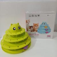 Gambar Cat Tower Of Tracks 001 Fun Pet Toys Mainan Anak Kucing Bola 3 Tingkat dari fita132 undefined 3 Tokopedia