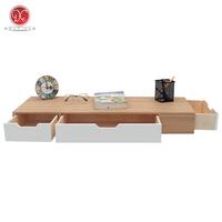 Gambar Meja Minimalis/Meja Rias Kamar 3 Laci Depan Samping 80x30cm Gantung - Krem-Putih dari DEcTionS Living undefined 4 Tokopedia