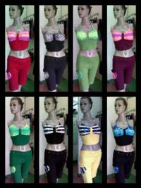 Gambar set Senam katun premium tile jaring seksi rok baju dugem pakaian dari tasyiq undefined 5 Tokopedia