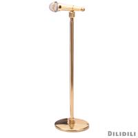 Gambar QK779 Mini MicrophoneMiniature Musical Instrument Golden Copper Stand dari Alit Rahman undefined 2 Tokopedia