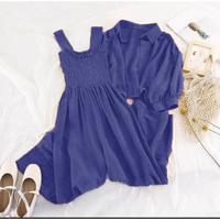 Gambar SETELAN JAMPSUIT KOREAN STYLE FASHION TRENDY TERBARU 66-SET 2IN1 dari rayya second store undefined 3 Tokopedia