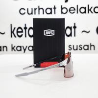 Gambar 100% HYPERCRAFT Sunglasses - Matte Stone Grey - HiPER Silver Mirror dari MC BIKES undefined 2 Tokopedia