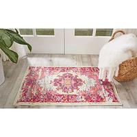 Gambar Nourison Passion Traditional Bright Colorful Area Rug, 53'X73',FUCHSIA dari Home and Kitchen USA undefined 1 Tokopedia