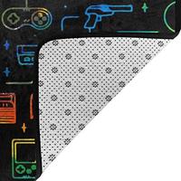 Gambar NiYoung Game Video Gaming Pattern Black Area Rugs dari Home and Kitchen USA undefined 5 Tokopedia