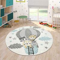 Gambar Childrens Room Rug Cute Hot Air Balloon Clouds Cheerful dari Home and Kitchen USA undefined 2 Tokopedia