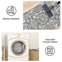 Gambar Pauwer Vintage Runner Rug, Non Slip Kitchen Area Rug(Grey, 1.7x7 Ft) dari Home and Kitchen USA undefined 2 Tokopedia