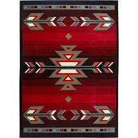 Gambar Home Dynamix Sagrada Southwest Area Rug 5x7 Black/Red/Ivory dari Home and Kitchen USA undefined 5 Tokopedia