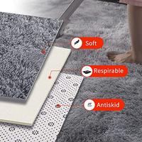 Gambar TUTUE Ultra Soft Fluffy Rug, Grey Area Rugs for Bedroom(6-9ft) dari Home and Kitchen USA undefined 1 Tokopedia