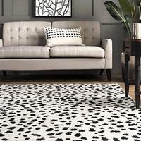 Gambar nuLOOM Brooks Leopard Print Area Rug, 4 x 6, Beige dari Home and Kitchen USA undefined 3 Tokopedia
