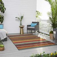Gambar Mohawk Home Avenue Stripe Indoor/Outdoor Area Rug, 5x8, Multi dari Home and Kitchen USA undefined 3 Tokopedia